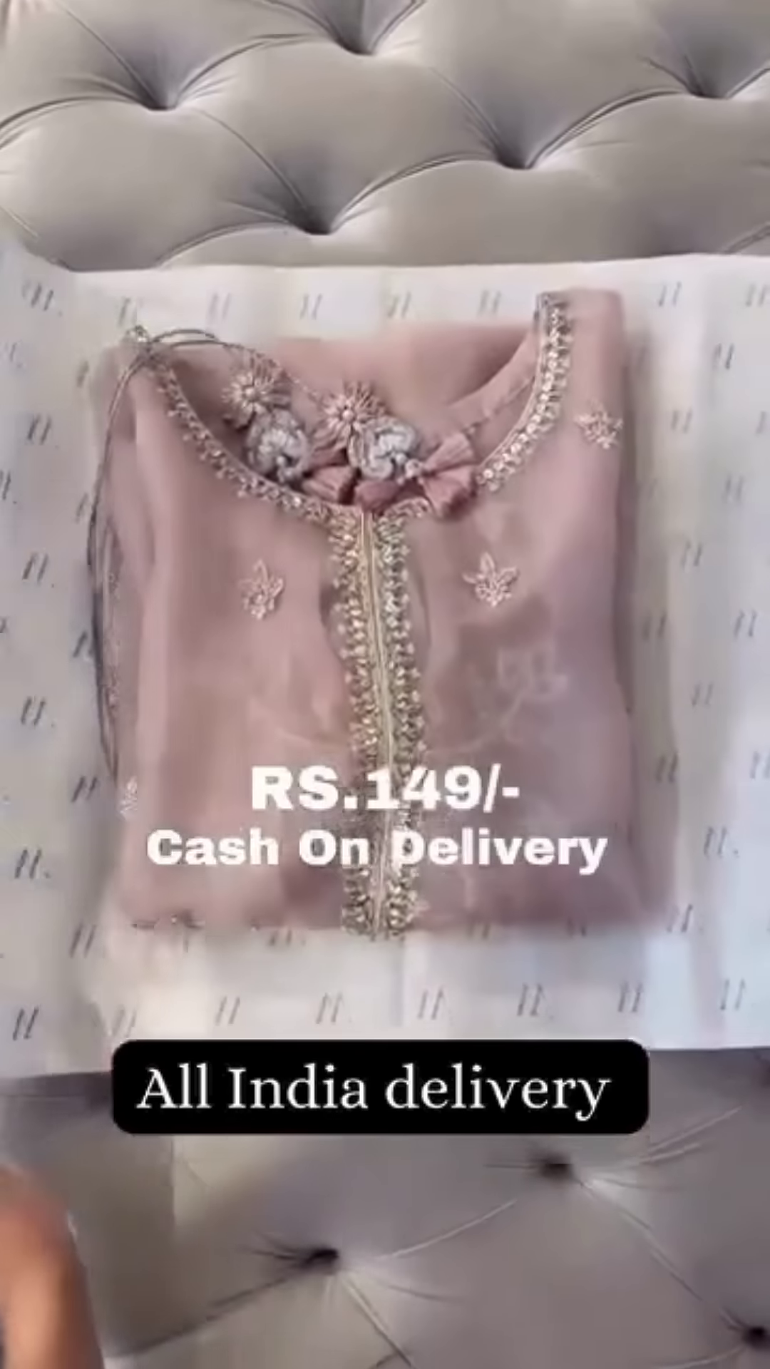 Women Embroidered Georgette Kurta