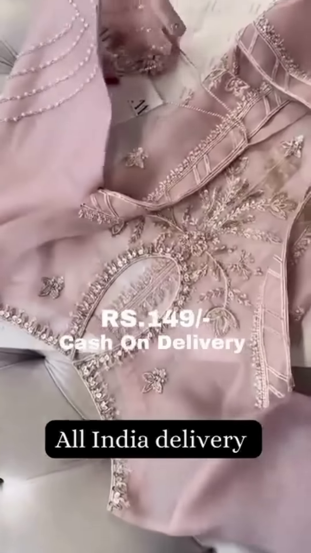 Women Embroidered Georgette Kurta - Image 4