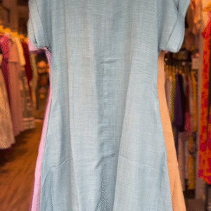Minimalist Vibe Cotton A-Line Dress – Stay Cool, Look Effortless 🌿