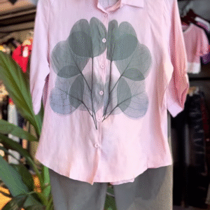 Botanic Breeze – Nature-Inspired Shirt & Shorts Coord
