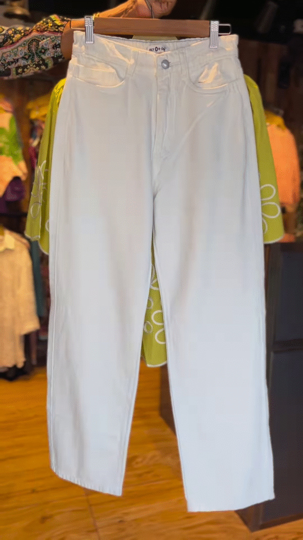 Lime Bloom – Playful Peplum Cotton Set - Image 2