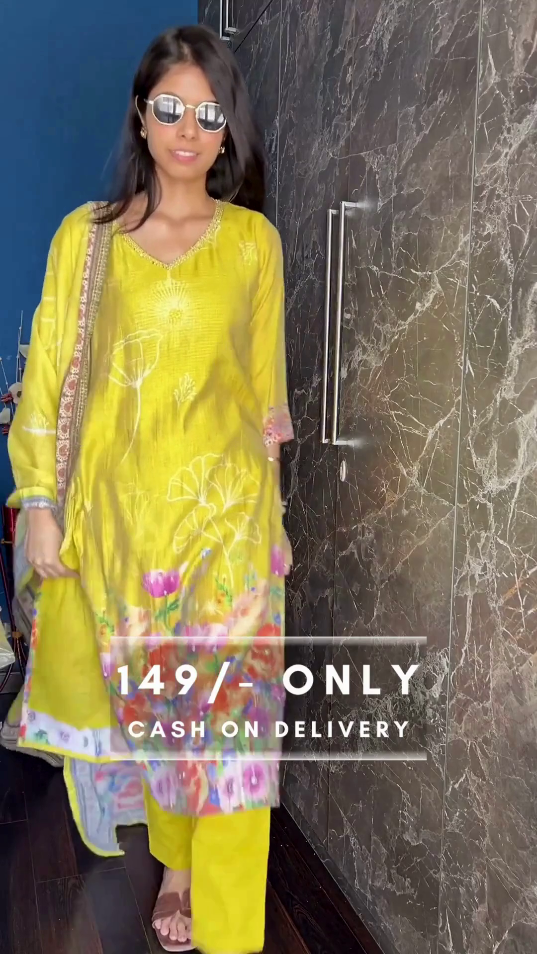 Rangoli Womens Kurta with Pant and Dupatta Set / Kurta Suit Set - Image 3