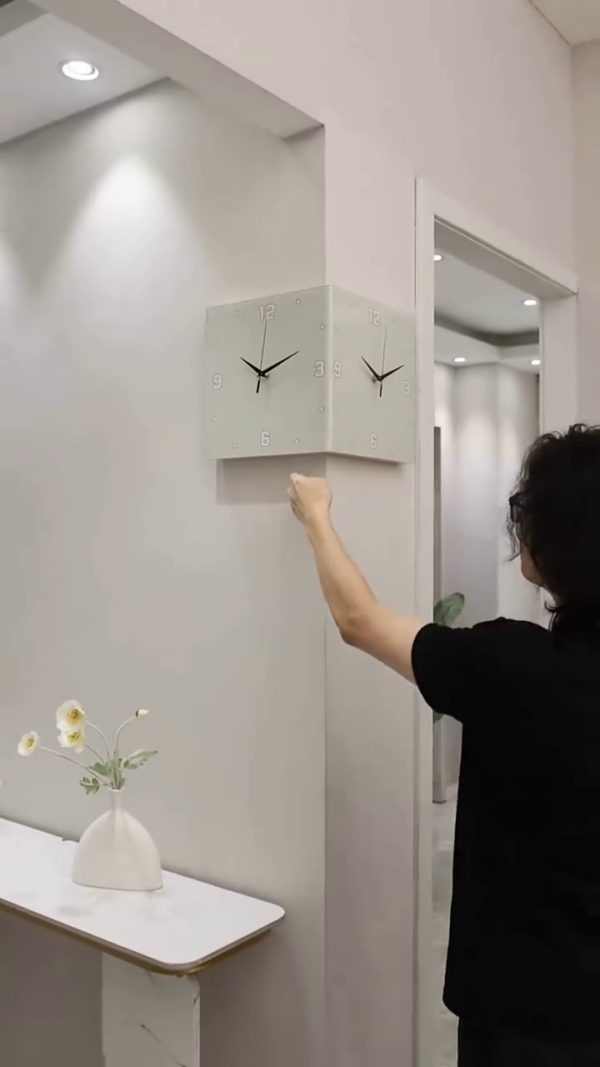 Modern Multifunctional Digital and Analog Wall Clock with Temperature and Humidity Display - Image 7
