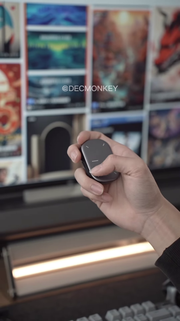 Ergonomic Wireless Mouse with Touch Scroll and Customizable Buttons - Image 2
