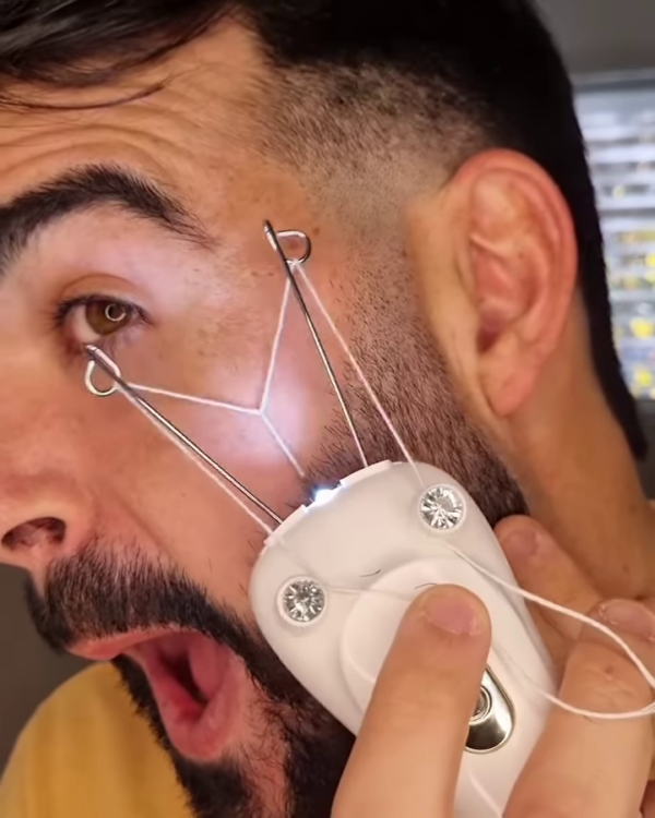 Electric Facial Hair Threading Device for Precise Hair Removal - Image 2