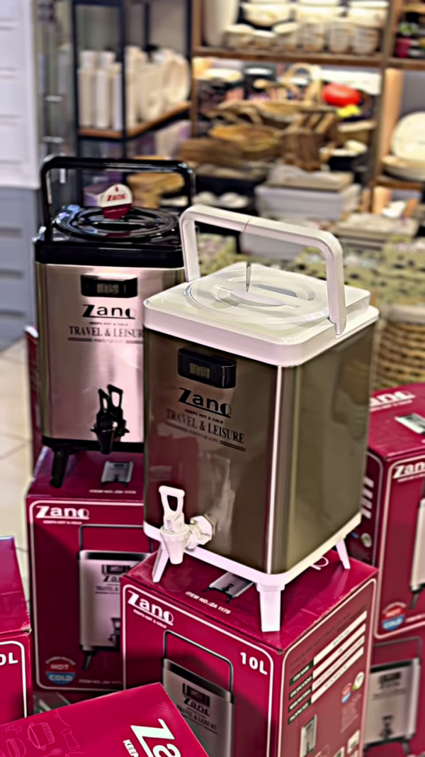 17.8L Portable Hot and Cold Water Dispenser for Travel and Leisure