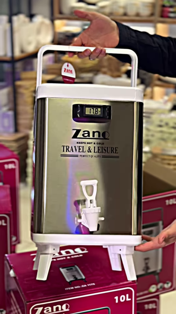 17.8L Portable Hot and Cold Water Dispenser for Travel and Leisure - Image 3