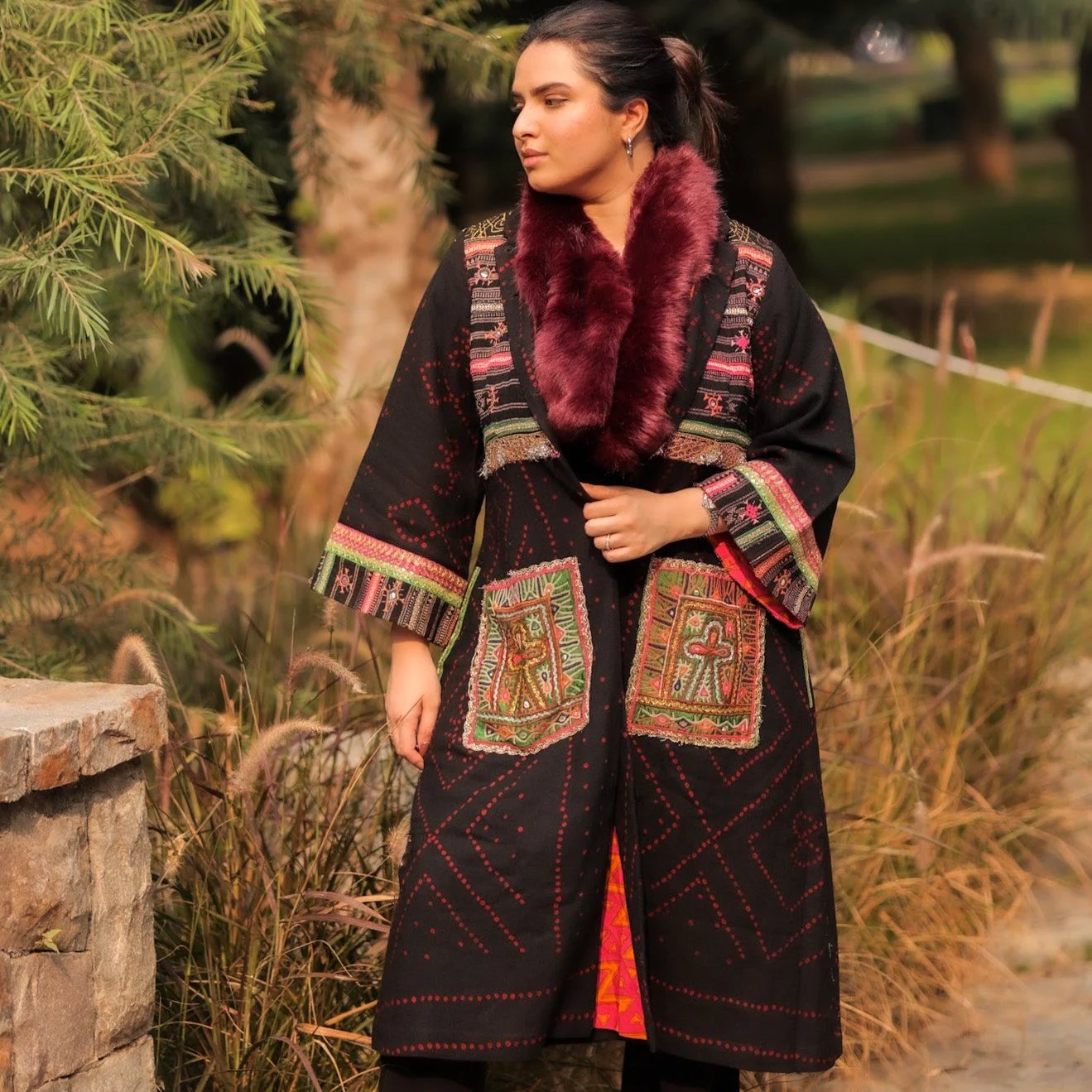SihaliJageer Bahaar Meerzai Woollen Jacket