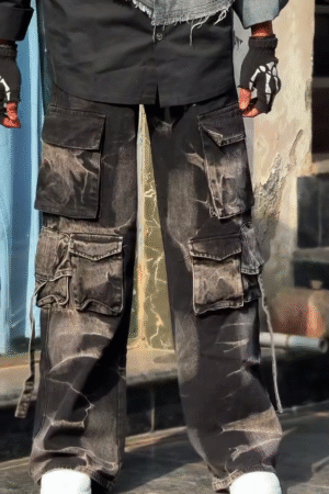 Shadow Tread Utility Cargo Pants 🖤🧤 | Urban Warrior Edition