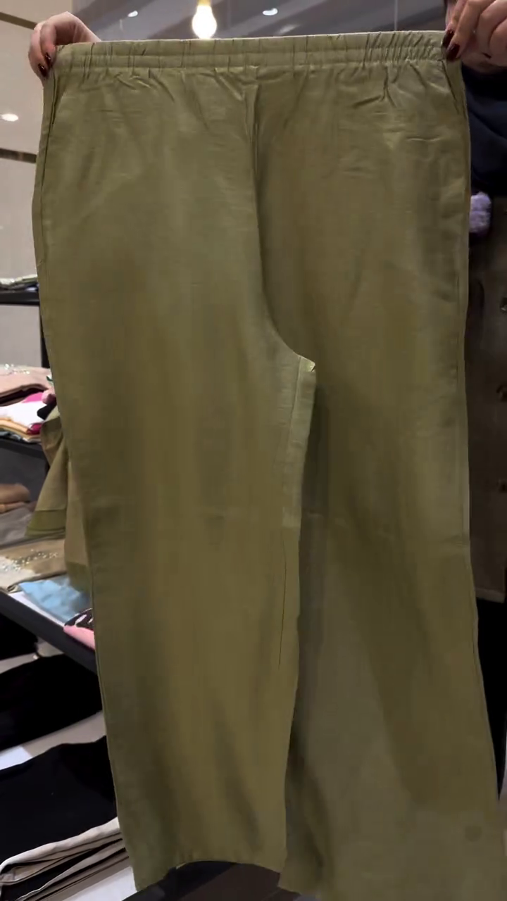 Olive Green Mandarin Collar Floral Vine Print Button-Down Relaxed Fit Long Sleeve Lightweight Ethnic Fusion Shirt πΏπΊβ¨ - Image 2